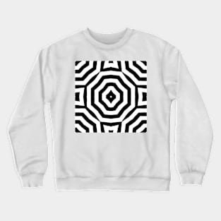 Just black and White Crewneck Sweatshirt